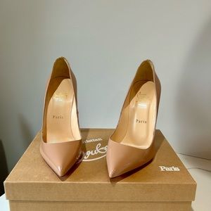 Christian Louboutin Nude Patent Leather Heels